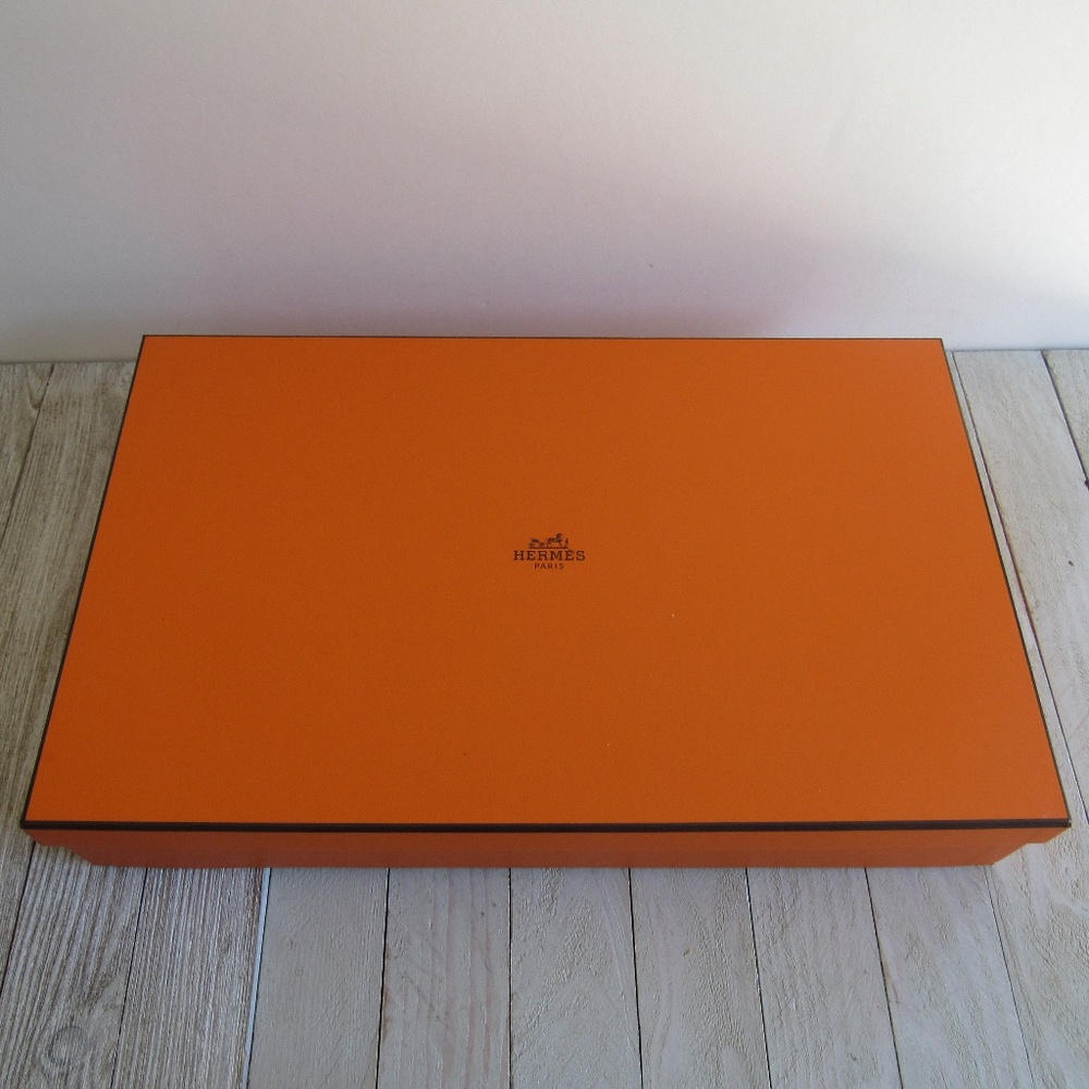 Hermes Empty Box Storage Designer Orange - image 1